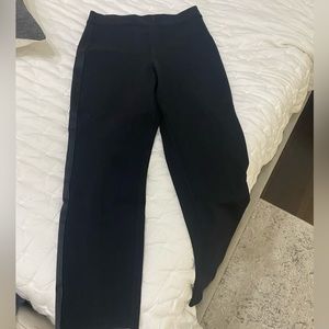Spanx medium, black tuxedo pants, never worn